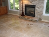 Travertine floor